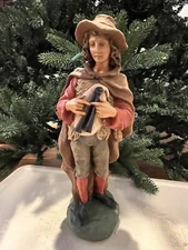 Nativity Flute man 11.5" - unknown vendor markings in photos