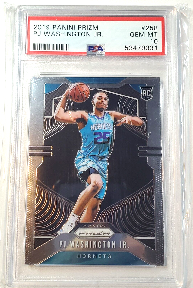 PJ Washington PSA 10 Gem Mint 2019 Panini Prizm #258 RC Rookie
