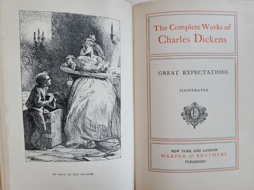 1900 COMPLETE WORKS of CHARLES DICKENS antique 30 VOLUMES in ENGLISH - Picture 7 of 18