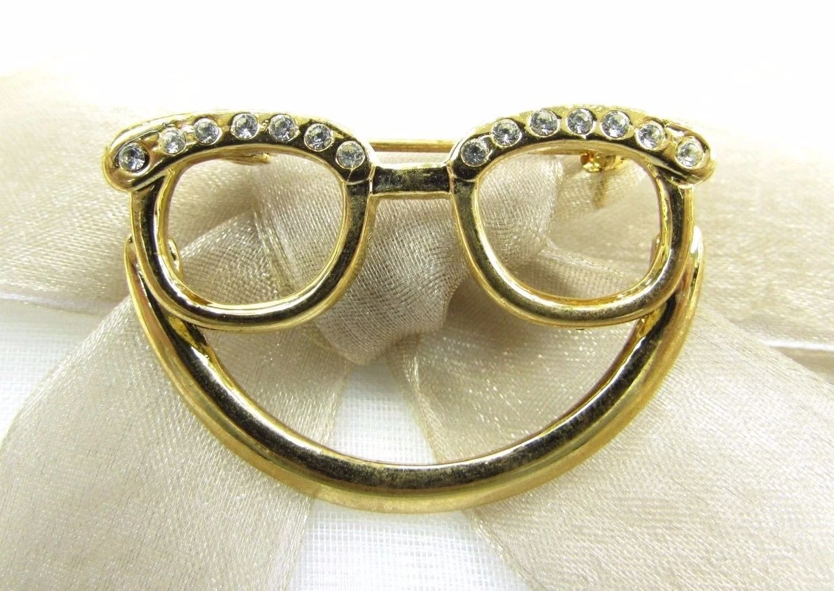 Eyeglass brooch pin online