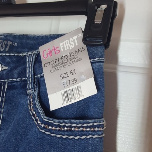 Girls First, cropped jeans, sz 6x & 5 3/$25 - Picture 4 of 4
