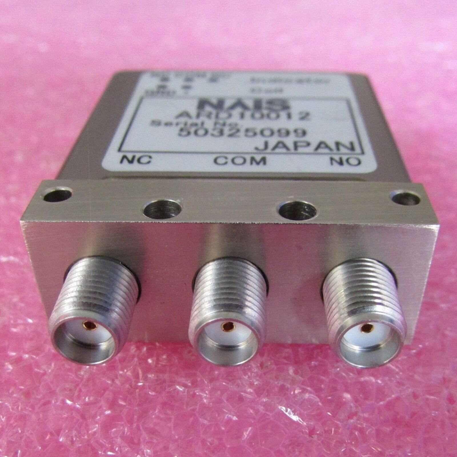 One Used ARD10012 -18GHz 12V RF SPDT Coaxial Switch #W10