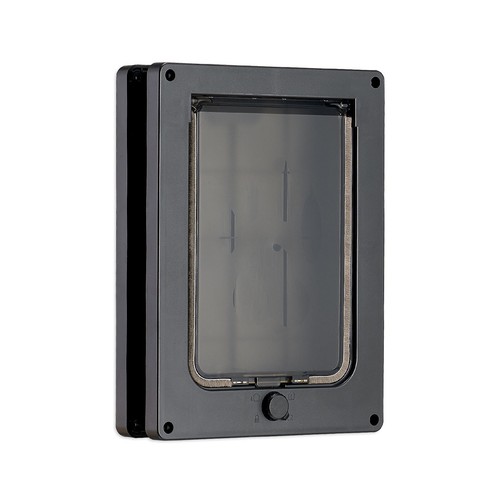 4 Lockable Way Pet Doors Flaps Frame 34.8*26CM for Small Medium Cat Dog Pig Free - Picture 4 of 11