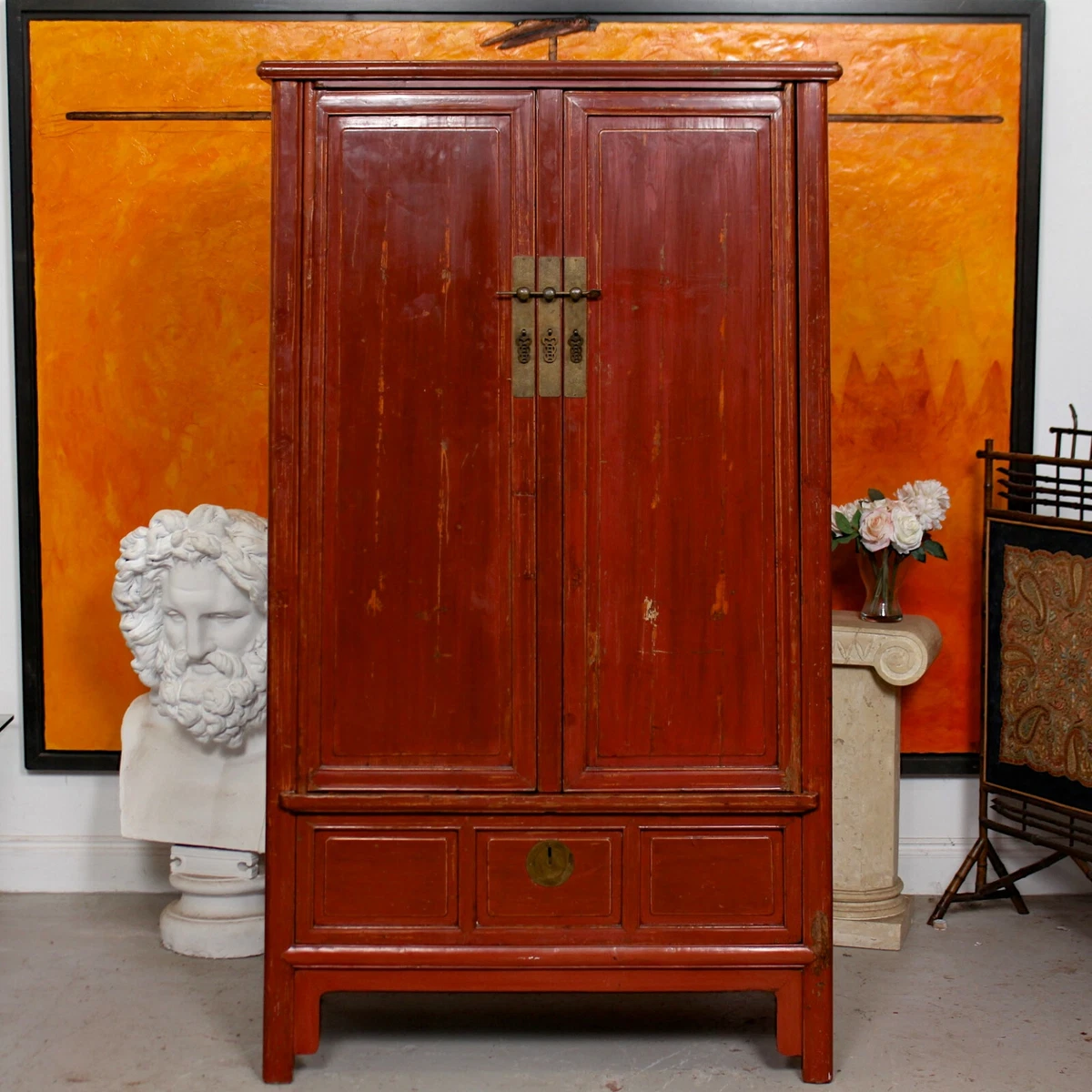 Chinese armoire cabinet deals