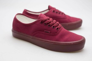 vans red mono ebay