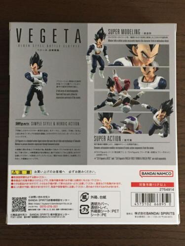 Figura Ropa de Batalla Estilo Antiguo S.H.Figuarts Vegeta Nueva Japón Auténtica - Imagen 2 de 10