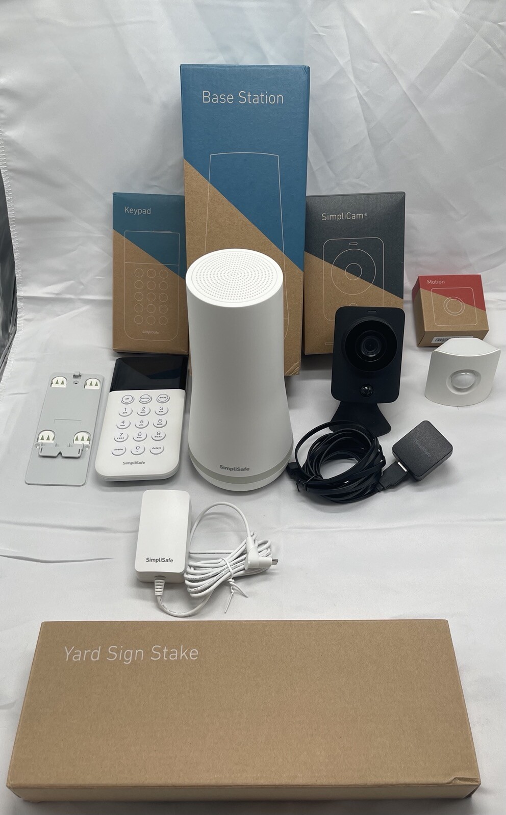 Simplisafe Home Security System - Base, Keypad, SimpliCam Camera & Motion Sensor
