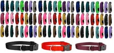 Dog Collar Shelter Rescue Vet Bulk Pack 75 Assorted Color Adjustable Choose Size