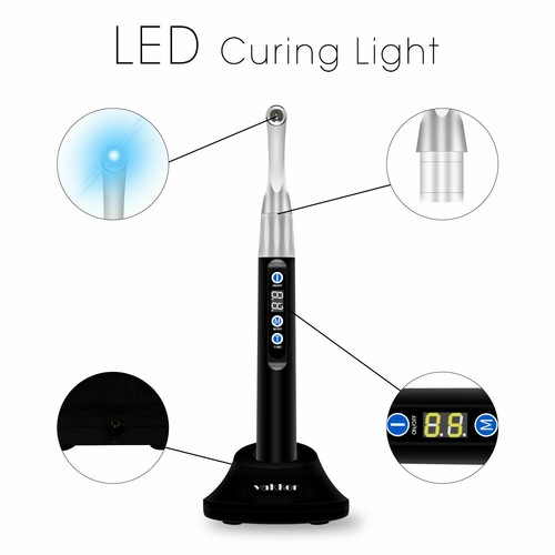 VAKKER iLED II Style Dental Curing Light 1 Second Cure Lamp 2500mw/c㎡ Metal Head - Picture 3 of 11
