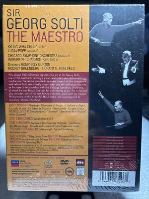 Sir Georg Solti - The Maestro (DVD, 2007, 4-Disc Set) for sale