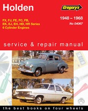 Holden FX, FJ, FE, FC, FB, EK, EJ, EH, HD, HR 1948-1968 Gregorys Repair Manual