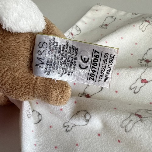 M&S Peter Rabbit Flopsy Bunny Comforter Soother Plush Blankie Marks And Spencer - Picture 3 of 3