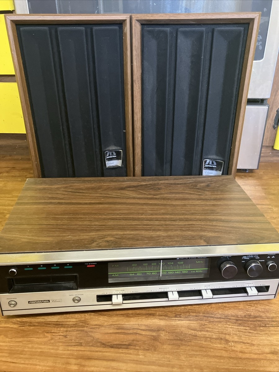 Vintage Sound Design Classic 4479-7 Am -fm 8 Track Stereo Receiver