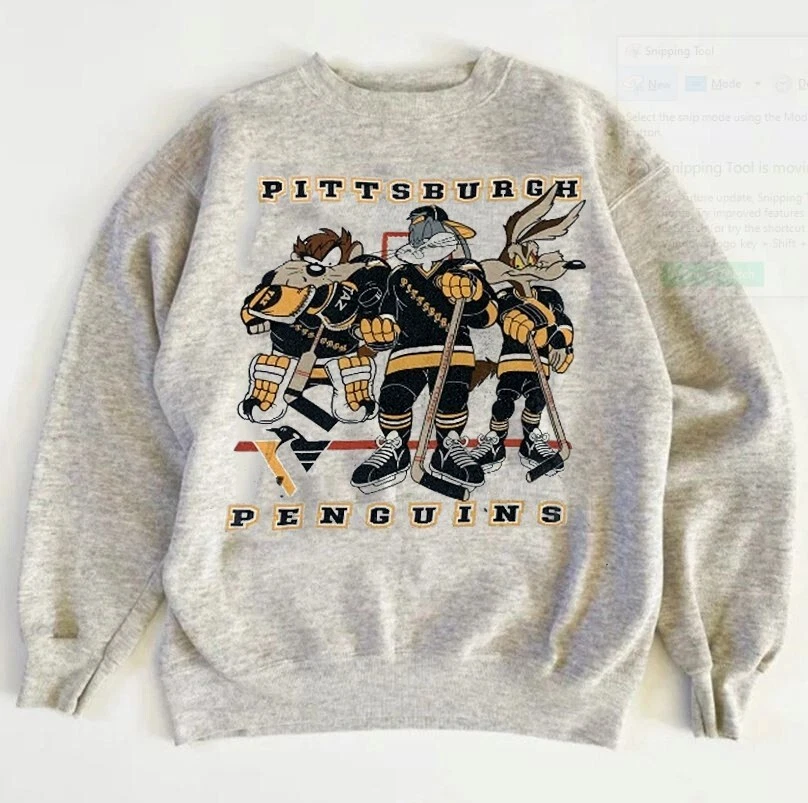 Pull LNH vintage des Penguins de Pittsburgh des années 90
