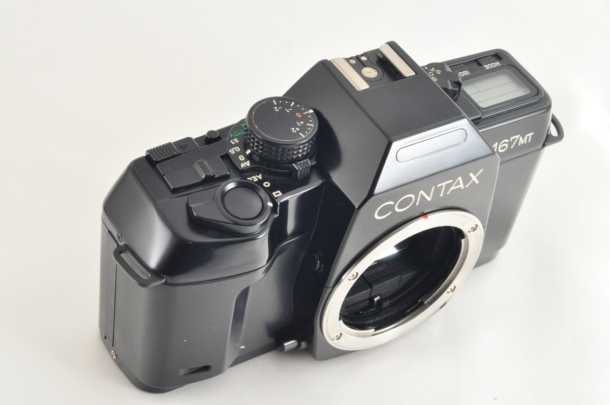 NEAR MINT CONTAX 167 MT 35mm SLR Film Camera Black Body From Japan