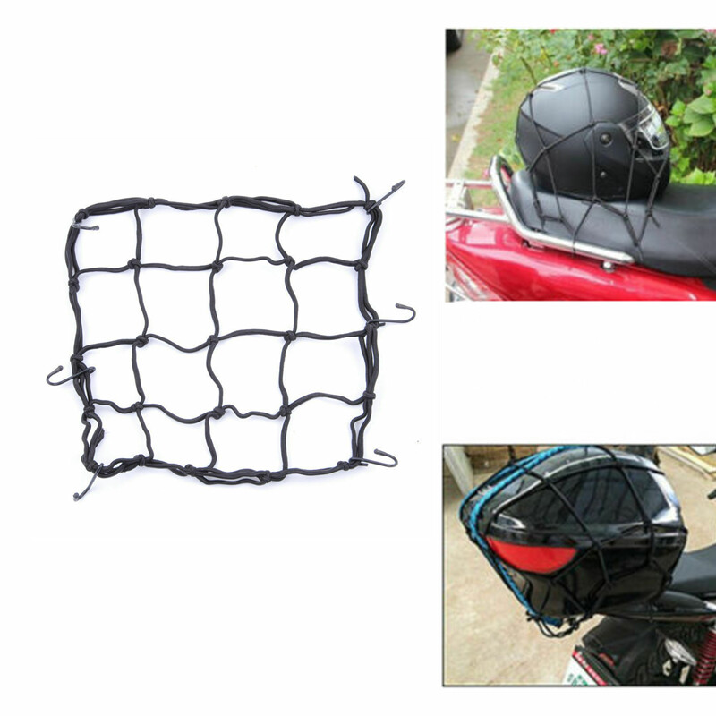 Motorcycle Cargo Net Stretches, Latex Heavy Duty Bungee Net, 49 OFF