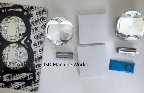 16-23 Polaris RZR XP Turbo 9.5:1 93mm CP Pistons and Cometic Top End Gasket Kit - Foto 1 di 2