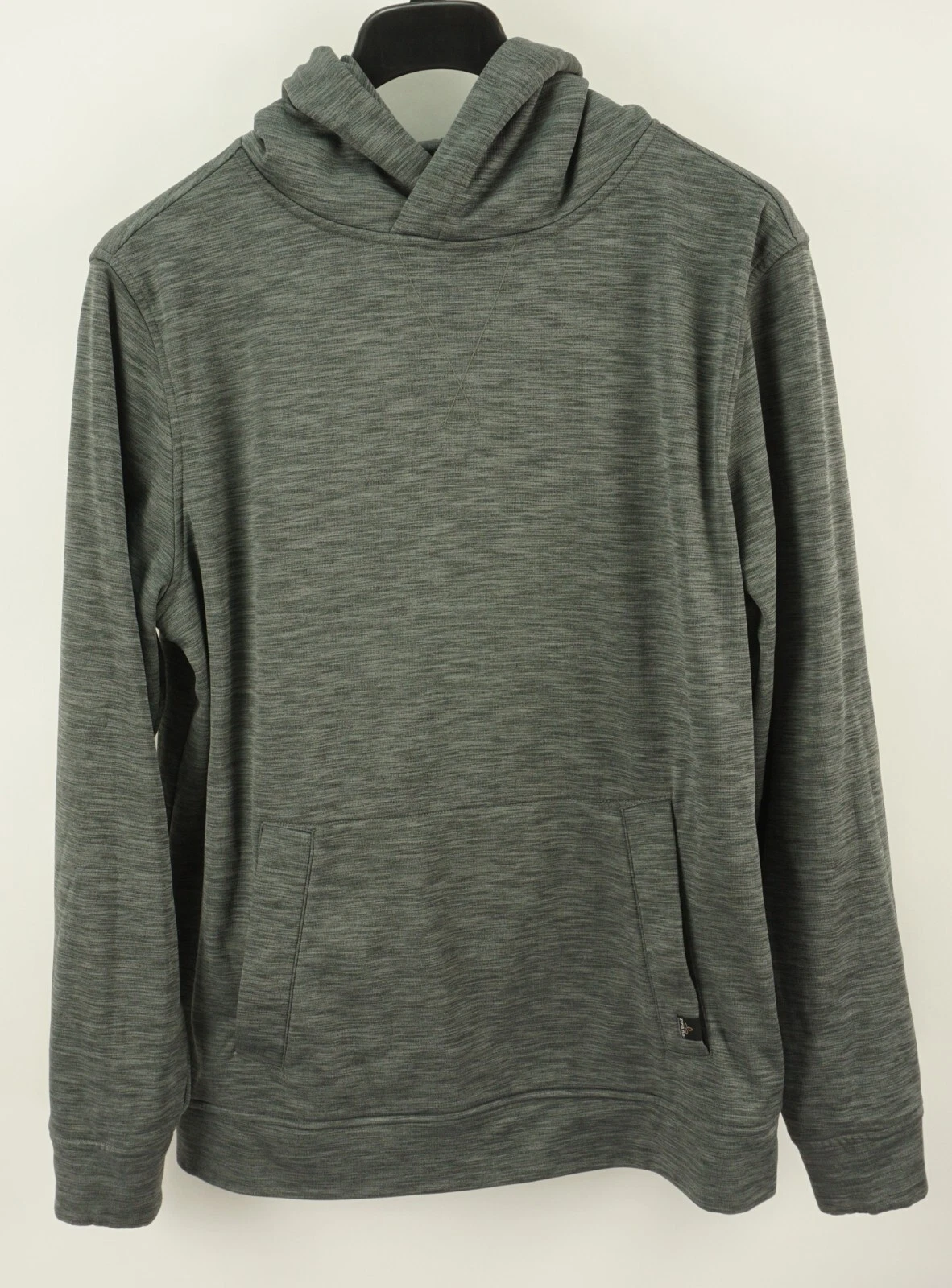 prana heather fleece pullover camping hiking hoodie