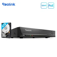 Reolink 16CH NVR 16MP PoE Video Recorder 4TB HDD for Home Security Camera System