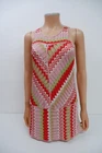 Missoni Womens Knitted Dress Size 40 Pink Sleeveless Beach Kaftan Immaculate