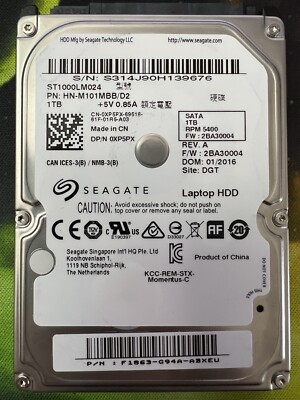 Seagate Xbox One 1tb Internal Hard Drive XBOX ONE X INTERNAL 1TB