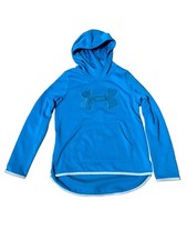 Under Armour Youth Medium Light Blue Hoodie Loose