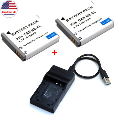 Battery / Charger For Canon Power Shot SD770 IS SD980 IS SD1200 IS Digital ELPH