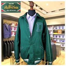 5XL VTG Stall & Dean Big&Tall Dartmouth Big Green Quilted Mens Thick Jacket Coat