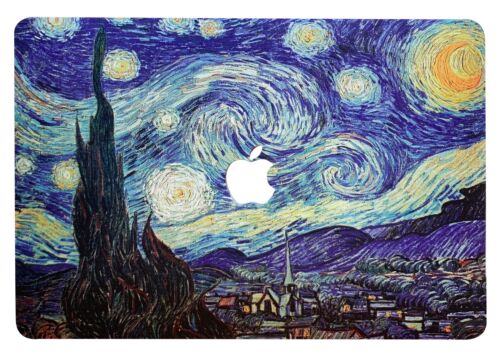 MacBook Air Case 13 inch Cover Hard Shell Snap On (2018-2020) Starry Night - Picture 1 of 8