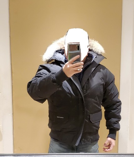 NEW GREY LABEL EDITION CANADA GOOSE BLACK MEN'S CHILLIWACK MEDIUM BOMBER - Picture 9 of 12