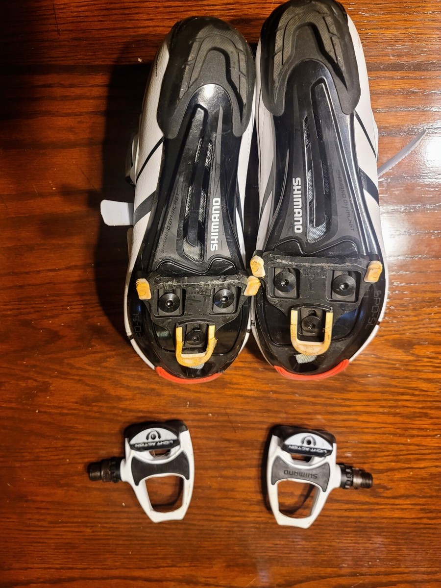 Shimano SH-R088W Cycling Shoes with Cleats & SPD-SL Pedals