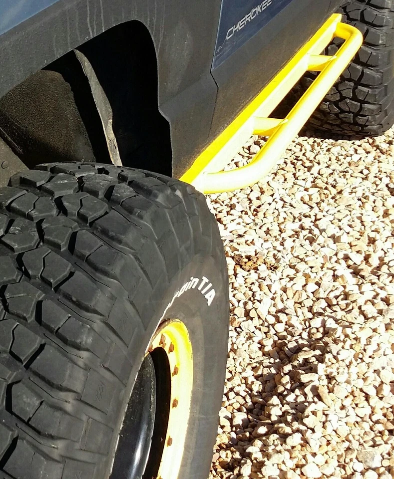 PAIR OF 1984-2001 JEEP CHEROKEE XJ ROCK SLIDERS Foto 3 de 4