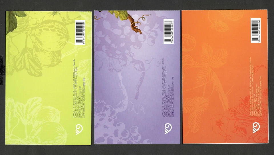 CROATIA-MNH-BOOKLET (10 SETS ) - FLORA - FRUITS -2010. - Image 4 of 4