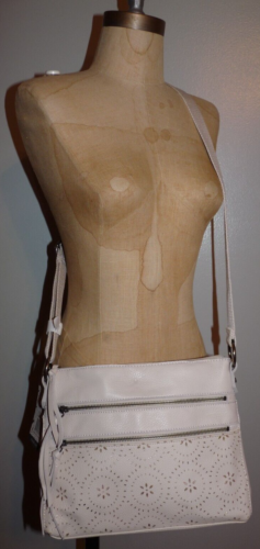 Borsa a tracolla The Sak Reseda in pelle nuova con etichette - avorio/bianco sporco - prezzo al pubblico consigliato $149 - Foto 4 di 11
