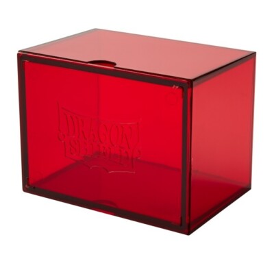 Dragon Shield Strongbox Deck Card Storage Box Protector Holder Standard Red
