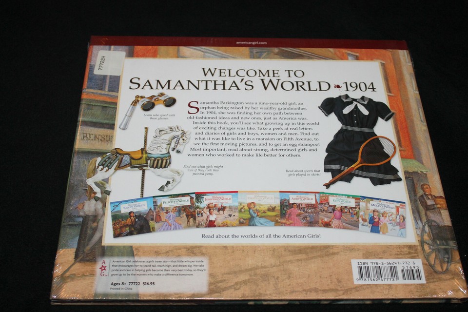 American Girl Doll SAMANTHA'S WORLD Hardcover BOOK 58 pgs. Samantha