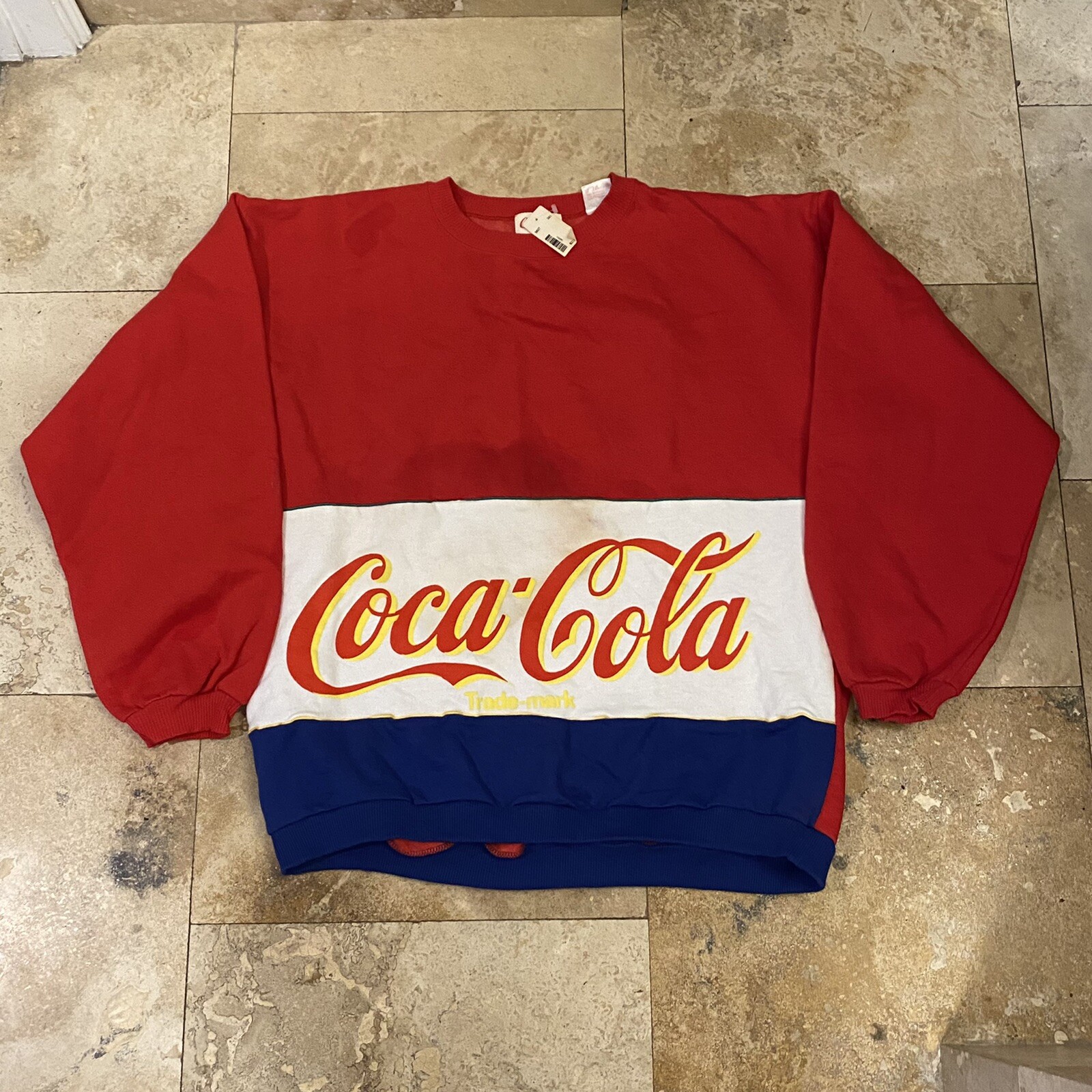Vintage Coca Cola Pullover Sweatshirt 