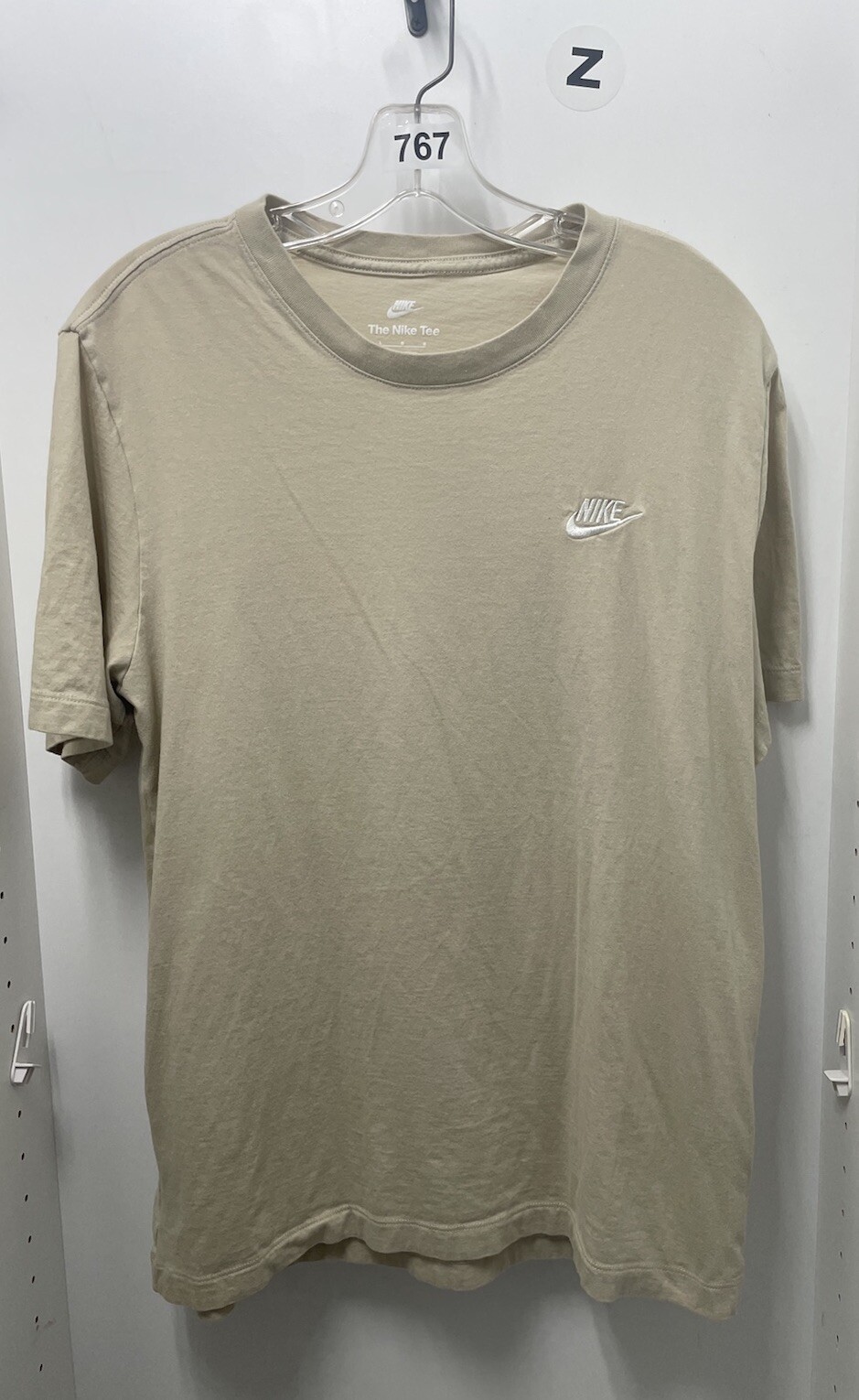 Nike Beige Basic Tee Size L - image 1