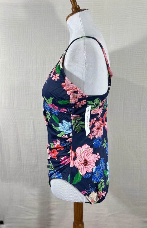 Traje de baño liz claiborne mujer una pieza tallas 16W, 24W Foto 2 de 4