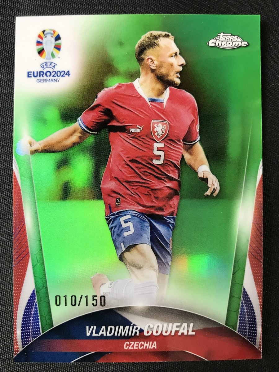 2024 Topps Chrome Euro 2024 #45 Vladimir Coufal Czechia Green /150