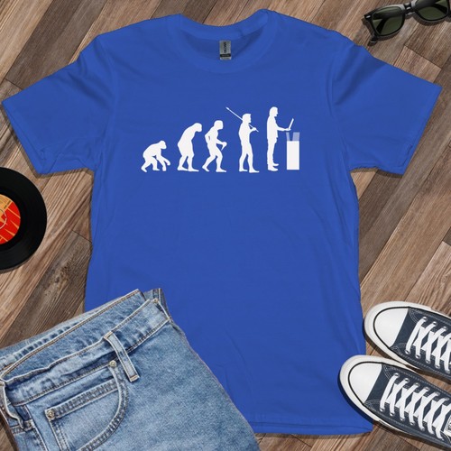 EVOLUTION OF RECORD SAMMLER T-SHIRT (Albummarke DJ Vinyl LP 7"" 12"" Single) - Bild 2 von 17
