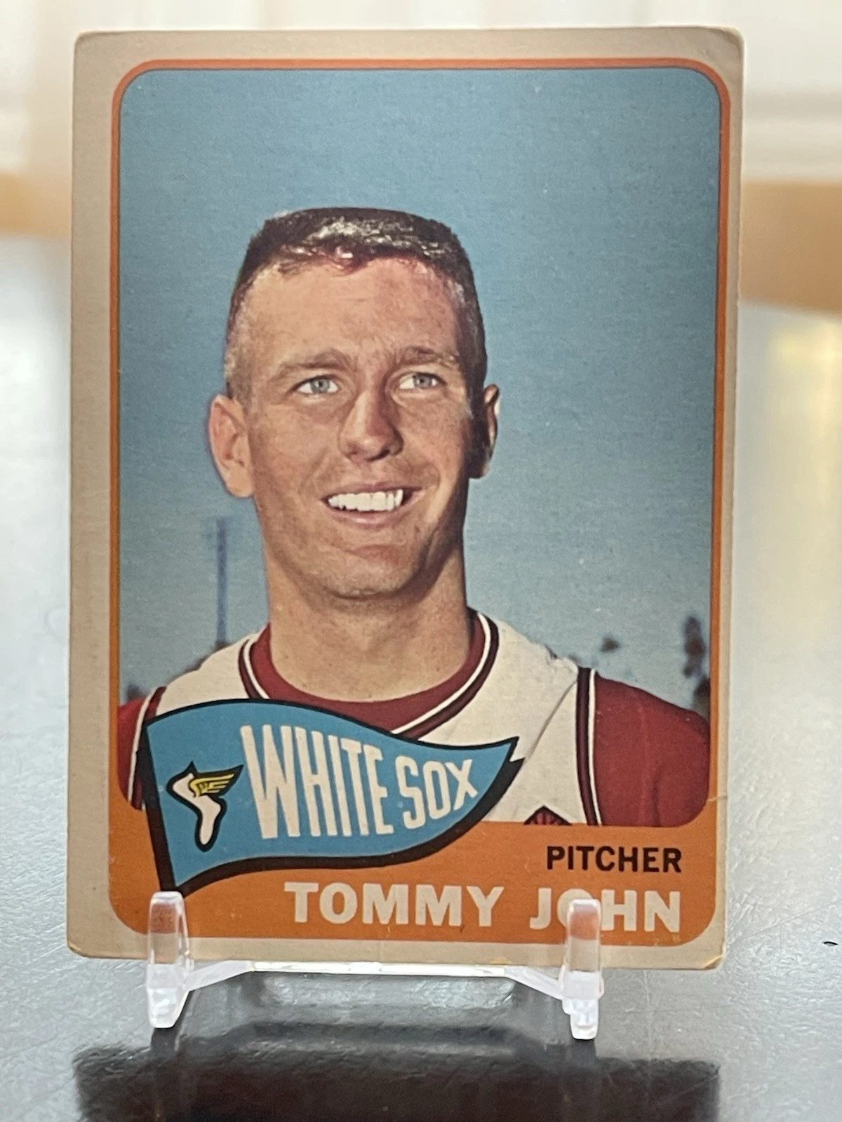 Tommy John trading card
