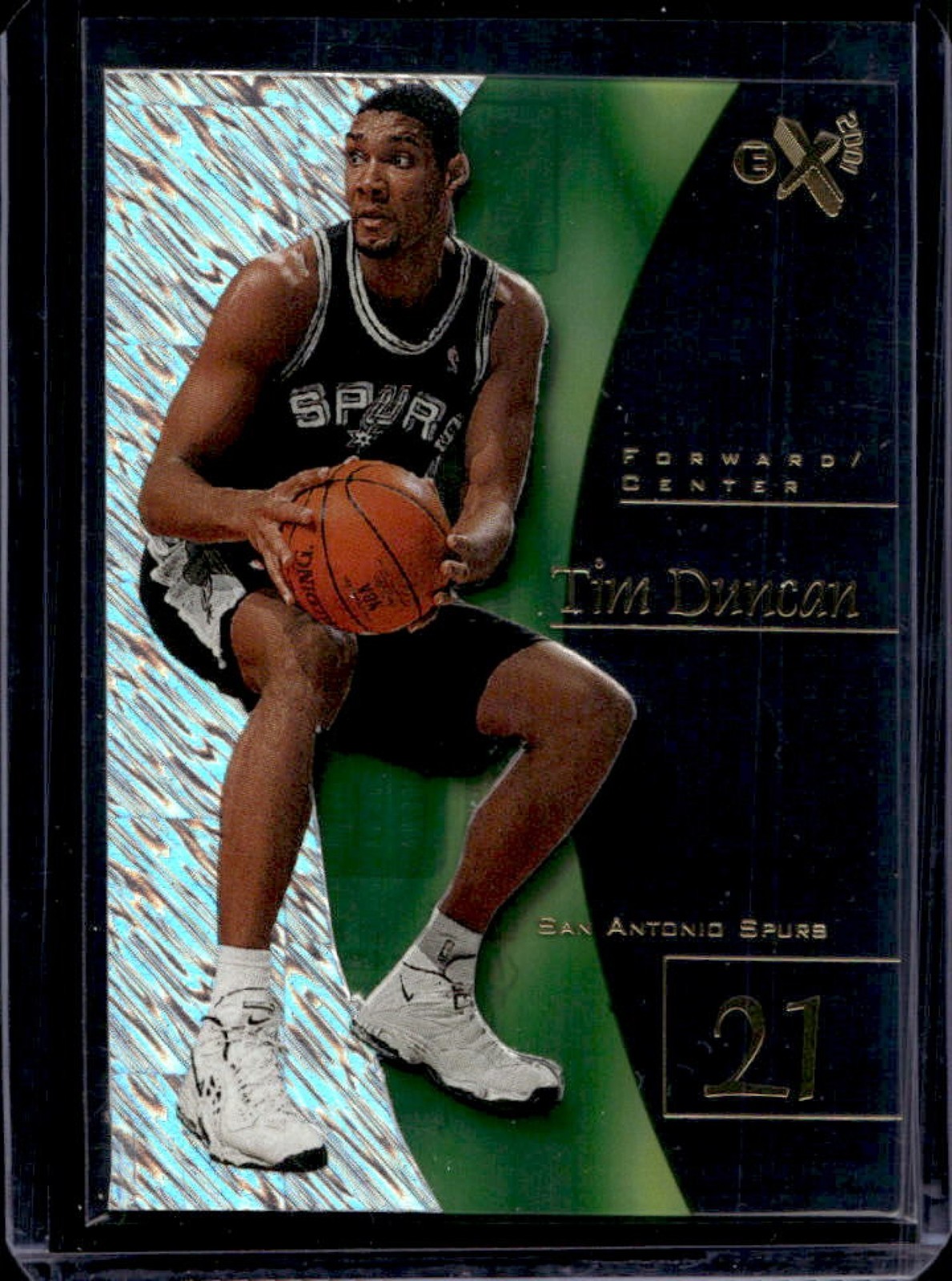 1997-98 Skybox E-X2001 Tim Duncan Rookie #75 Spurs