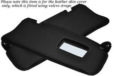 GREY STITCHING FITS TOYOTA SUPRA MK3 86-93 2X SUN VISORS LEATHER COVERS
