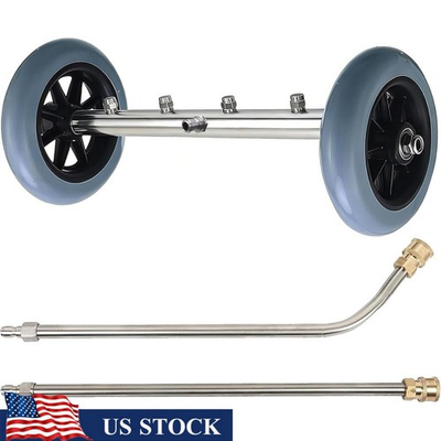 #ad Pressure Washer Undercarriage Cleaner 4 Nozzles 15 Inch Extension RV Boat Tool $42.74