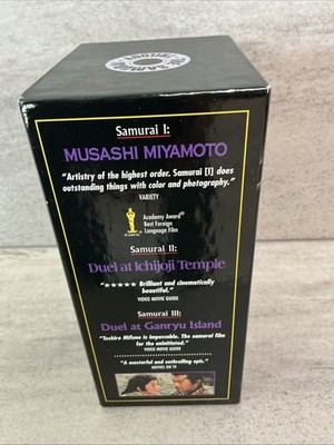 Samurai Trilogy (VHS) for sale online | eBay