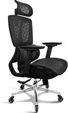 Melokea Ergonomic Mesh Office Chair, 4D Armrests, Adjustable Seat Depth RRP £199