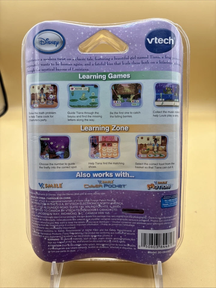 VTech V.smile Pocket Learning System Disney Princess and The Frog 4-6 Years NEW - Image 3 of 4