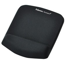 Fellowes PlushTouch Mouse Pad/Wrist Rest with FoamFusion Technology, Black