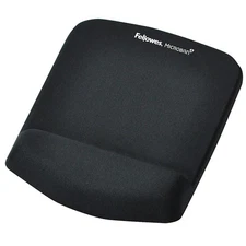 Fellowes PlushTouch Mouse Pad/Wrist Rest with FoamFusion Technology, Black